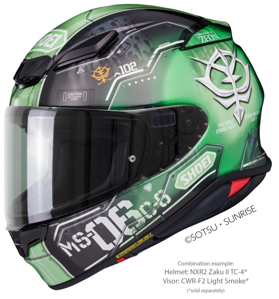Casca integrala SHOEI NXR2 ZAKU II TC-4 Verde XL-3
