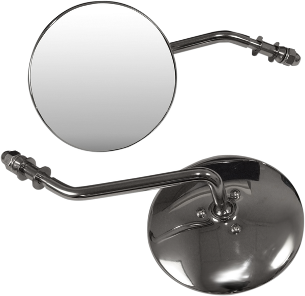 Chrome Universal Steel Mirror Silver 