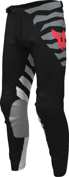 Pantaloni Launchmode Shredder negru-alb, 12, nordicamoto.ro