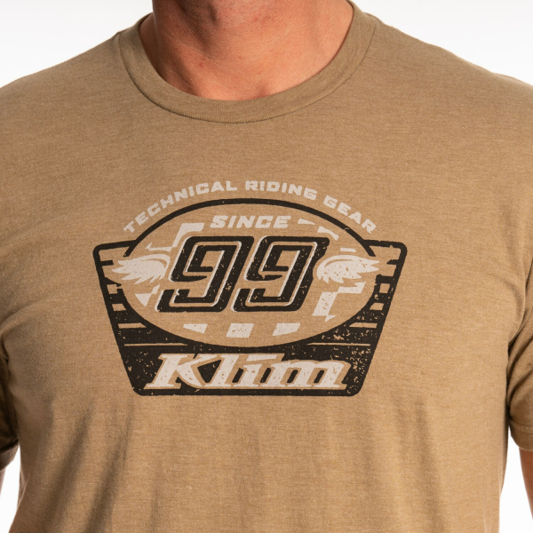 Tricou Klim Pioneer 99 Tri-blend Coyote Brown Heather - Monument-8