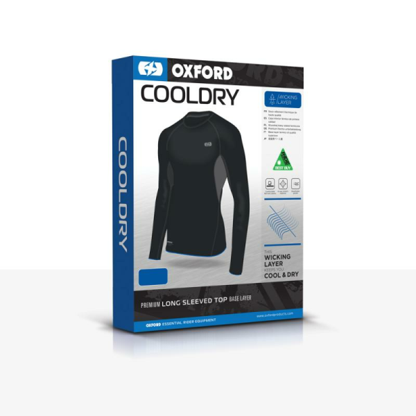 Bluza corp Oxford COOLDRY Base Layer Negru XXXL