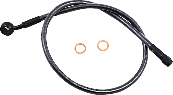 Alternate Length Upper Brake Line Black, Black Pearl, 2, nordicamoto.ro