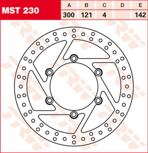Round Fixed Brake Rotor Larger Than 300mm, 2, nordicamoto.ro