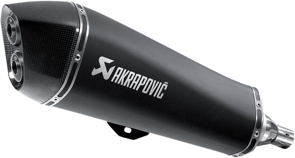 Stainless Steel Slip-on Line Scooter Muffler Black 