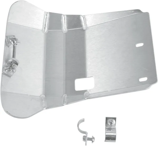 MOOSE RACING Aluminum Skid Plate Silver -0