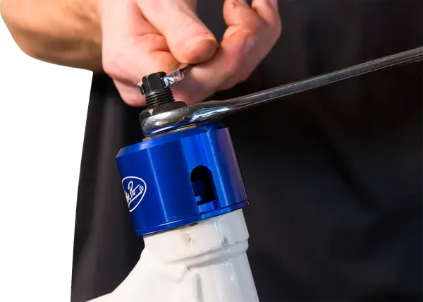 Steering Head Race Puller Ii Anodized, Black, Blue-1