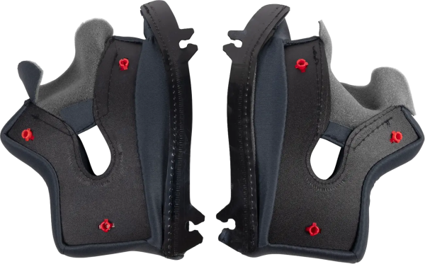 Talon Helmet Cheek Pads Black, 3, nordicamoto.ro