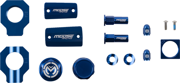 MOOSE RACING Bling Pack Kit Blue, Anodized, 1, nordicamoto.ro