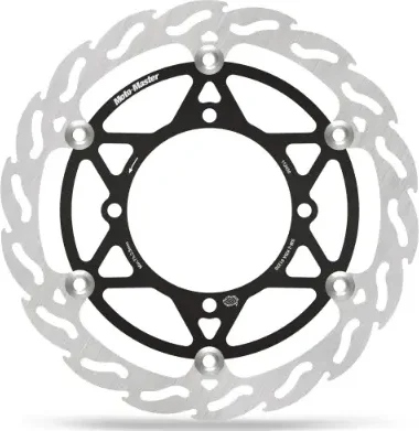 Flame Series Floating Rotor Black, Silver 