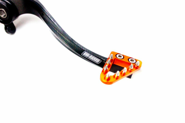 Pedala Frana Spate cu Capat Marit KTM/Husqvarna 2017-2023 Ajustabila Portocalie Fm-Parts-1