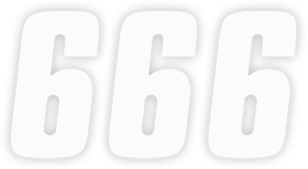 Number Stickers White, 2, nordicamoto.ro