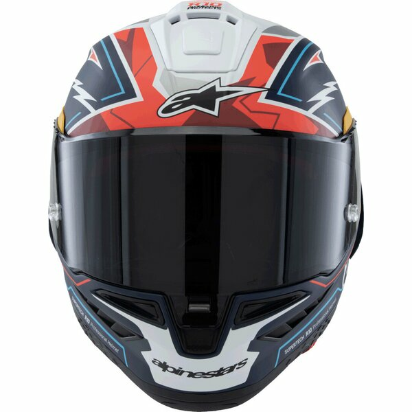 Casca integrala sport ALPINESTARS SUPERTECH R10 LE ACOSTA Albastru/Rosu/Alb-6