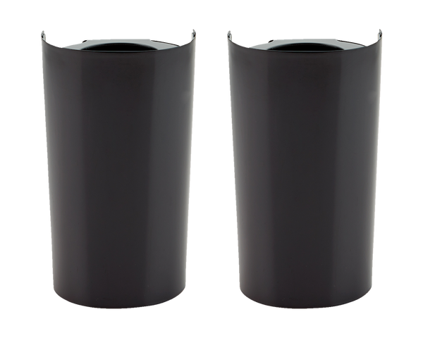 Fork Boot Covers Gloss Black, Powder-coated, 3, nordicamoto.ro