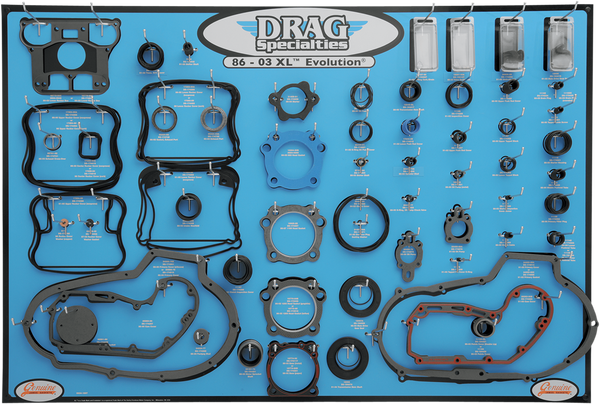 Gasket, Seal And O-ring Display For 86-03 Xl Evolution Motors, 1, nordicamoto.ro