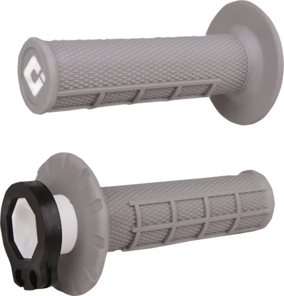 Mânere V2 Waffle Lock-on, gri, 1, nordicamoto.ro