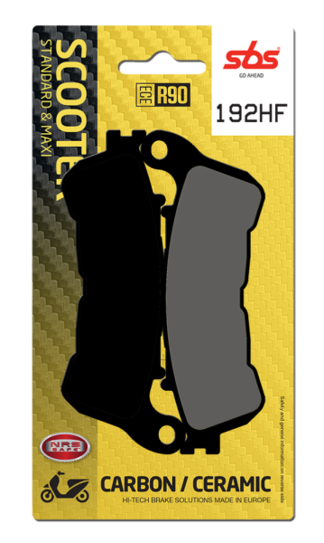 Hf Street Ceramic Organic Brake Pads, 1, nordicamoto.ro