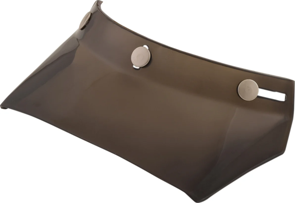 3-snap Vintage Mx Snap On Visor Peak Dark Smoke Gray ONE SIZE, 1, nordicamoto.ro