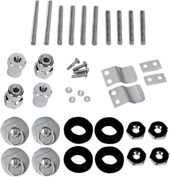 S4 Quick-disconnect Saddlebag Docking Post And Fastener Kit Gray, 1, nordicamoto.ro