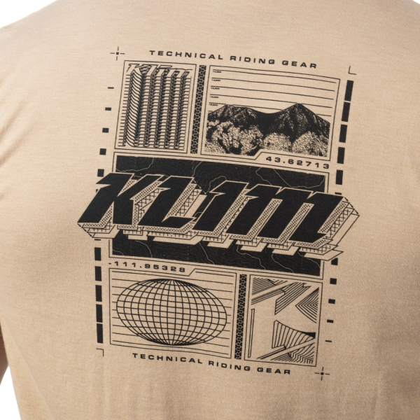 Tricou Klim Vision Tri-blend Heathered Forest Green - Peyote-5