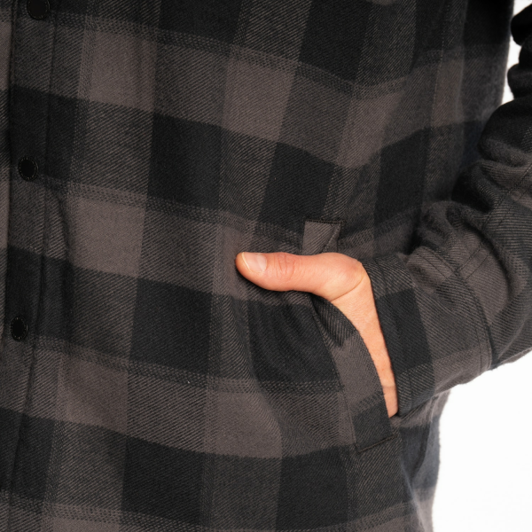 Geaca Klim Targhee Fleece Lined Flannel Dress Blues - Black-2