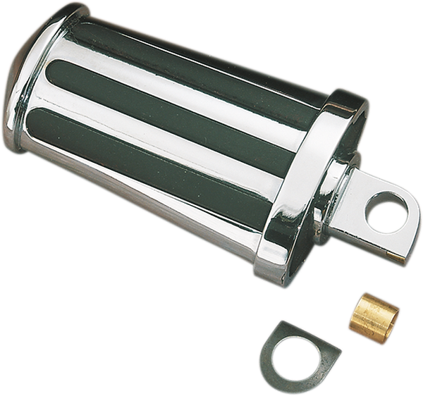 Rail Kick Pedal Black, Chrome, 1, nordicamoto.ro