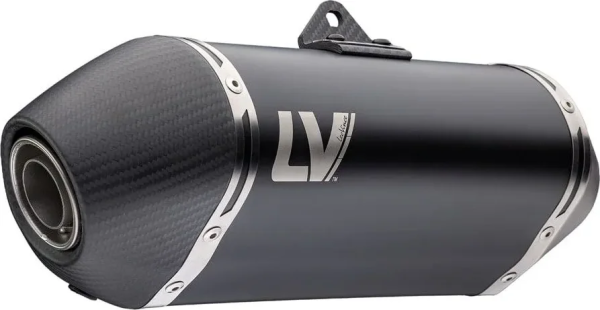 Tobă de eșapament LeoVince LV-14 Black Edition Slip-On pentru Honda CRF1000L Africa Twin, 1, nordicamoto.ro