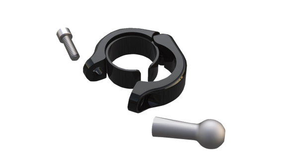 Aluminum Clamp Kit Black, 2, nordicamoto.ro