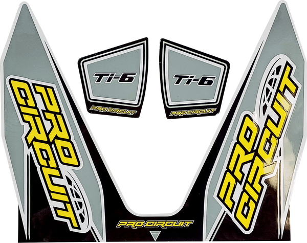 Ti-6 Exhaust Decals Gray-0