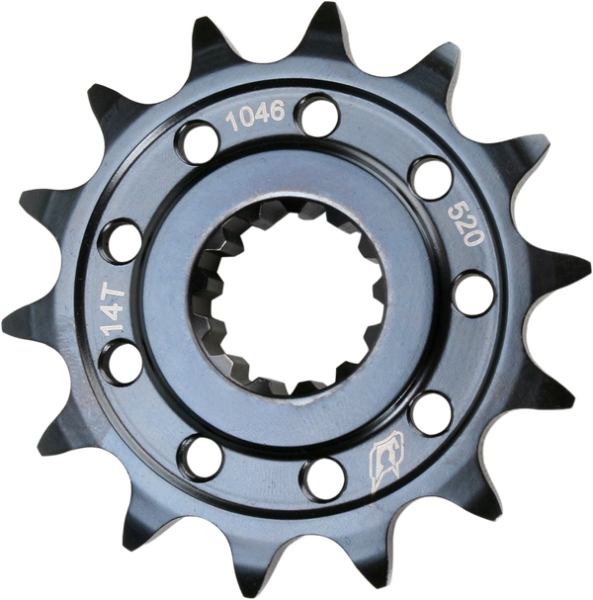 Lightweight Steel Sprocket Black, Zinc, 1, nordicamoto.ro
