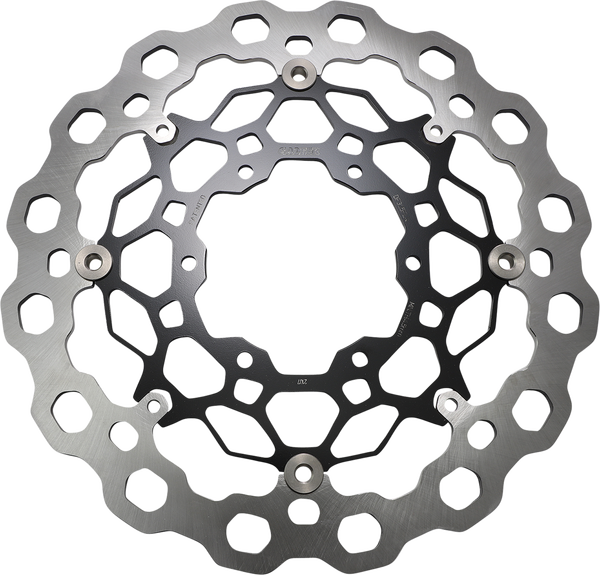 Cubiq Brake Rotor Black, Silver, 1, nordicamoto.ro
