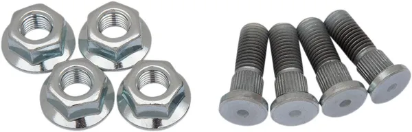 MOOSE RACING Wheel Stud-nut Kit Silver 
