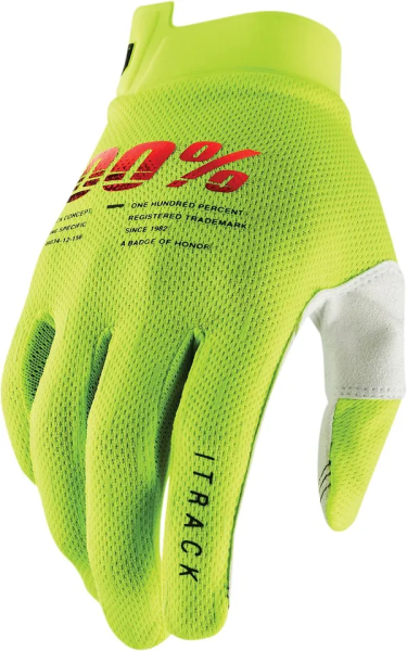 Manusi copii 100% i-Track Fluorescent Yellow-1