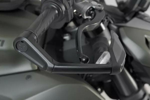 Lever Guards With Wind Protection Anodized, Black -2