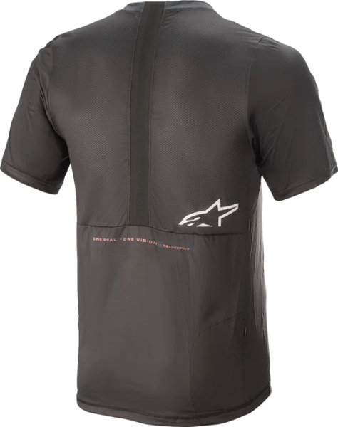 Tricou MTB Alpinestars Alps 6.0 V2 Black/Coral-0