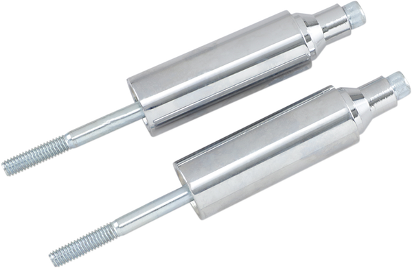 Anti-vibration Folding Highway Pegs Silver 76 mm (3') Longer, 1, nordicamoto.ro