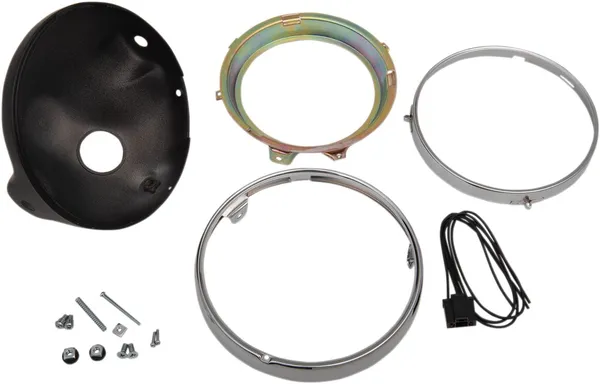 7(r) Side Mount Headlamp Shell Black-2