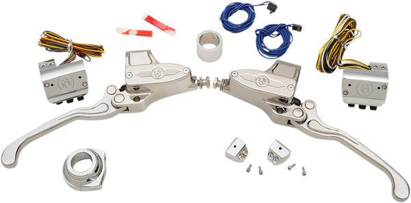 Handlebar Control Kit Silver, 1, nordicamoto.ro