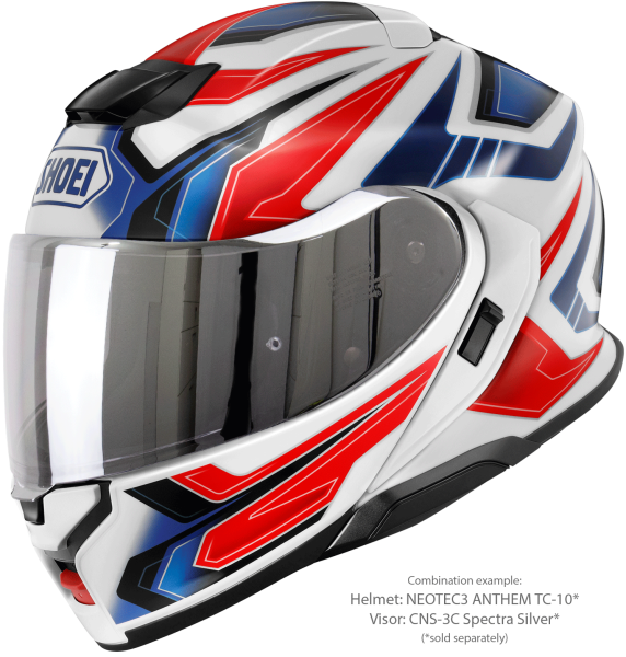 Casca Flip-up SHOEI NEOTEC3 ANTHEM TC-10 Albastru/Rosu/Alb XXL-2