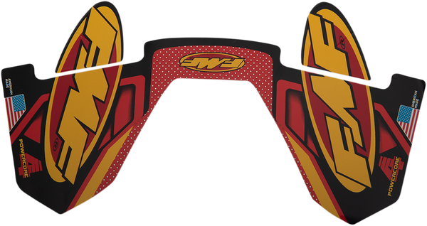 Fmf Exhaust Replacement Decal Black, Red, Yellow