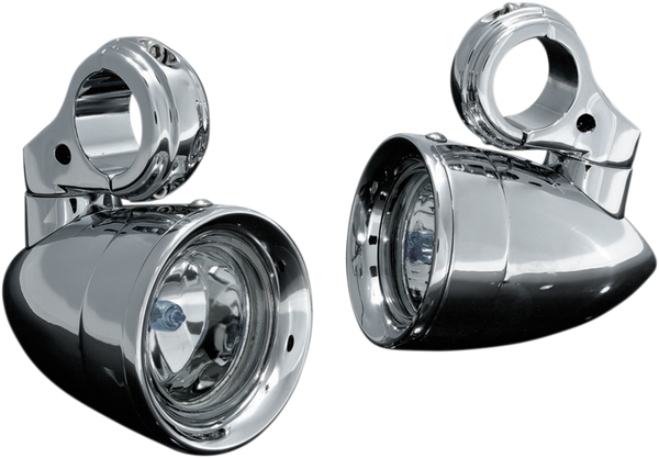 Engine Guard Mount Driving Lights Chrome, 2, nordicamoto.ro