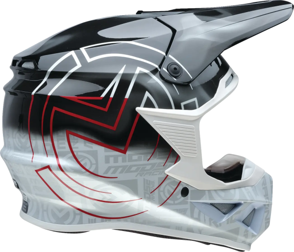 Casca MOOSE RACING F.i. 2.0 Mips Deceit Gray/RedBlack-3