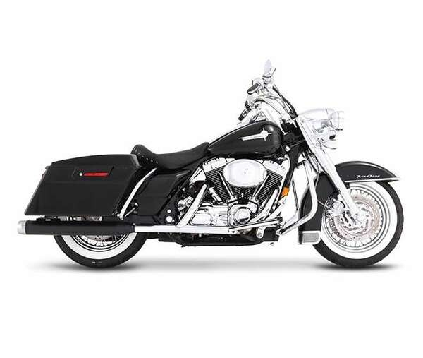 Muffler Slip-on 4.5(r) Duals For Touring Black, 1, nordicamoto.ro