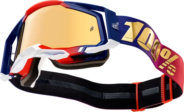 Ochelari 100% Racecraft 2 United Gold Lentila colorata, 2, nordicamoto.ro