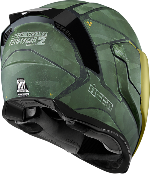 Airflite Battlescar 2 Helmet Green -9