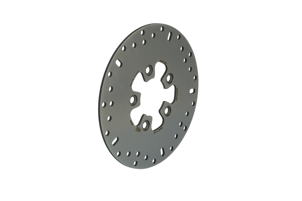 Round D-series Scooter Brake Rotor Gold, Silver, Stainless Steel, Zinc, 1, nordicamoto.ro