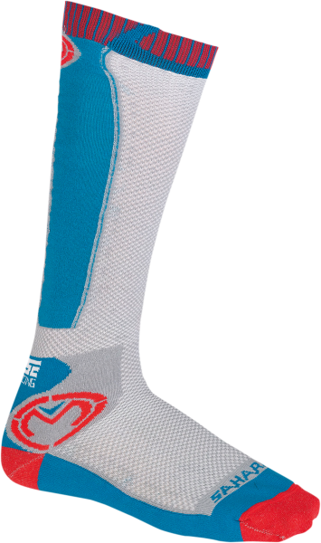 Sosete Moose Racing Blue/Gray/Red/White