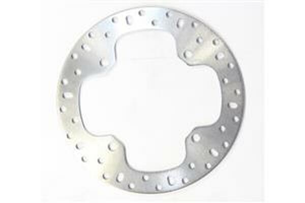 Round D-series Fixed Offroad Brake Rotor Silver, Stainless Steel, 1, nordicamoto.ro