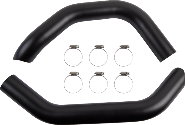 Heatshields Black, Powder-coated, 1, nordicamoto.ro