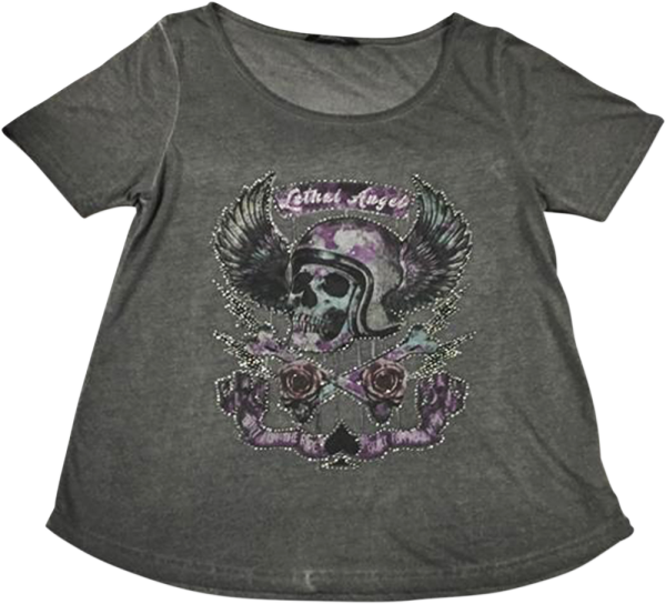Tee Wmn Sinwheels Gry 1x Gray, 1, nordicamoto.ro