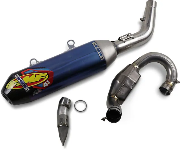 Factory 4.1 Rct Exhaust System Anodized Blue-0
